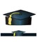 Carson Dellosa Graduation Caps for Kids Set—Adjustable, Colorful Paper Graduation Hats With Tassels, One Size Fits Most, Classroom Party Décor (30 pc)